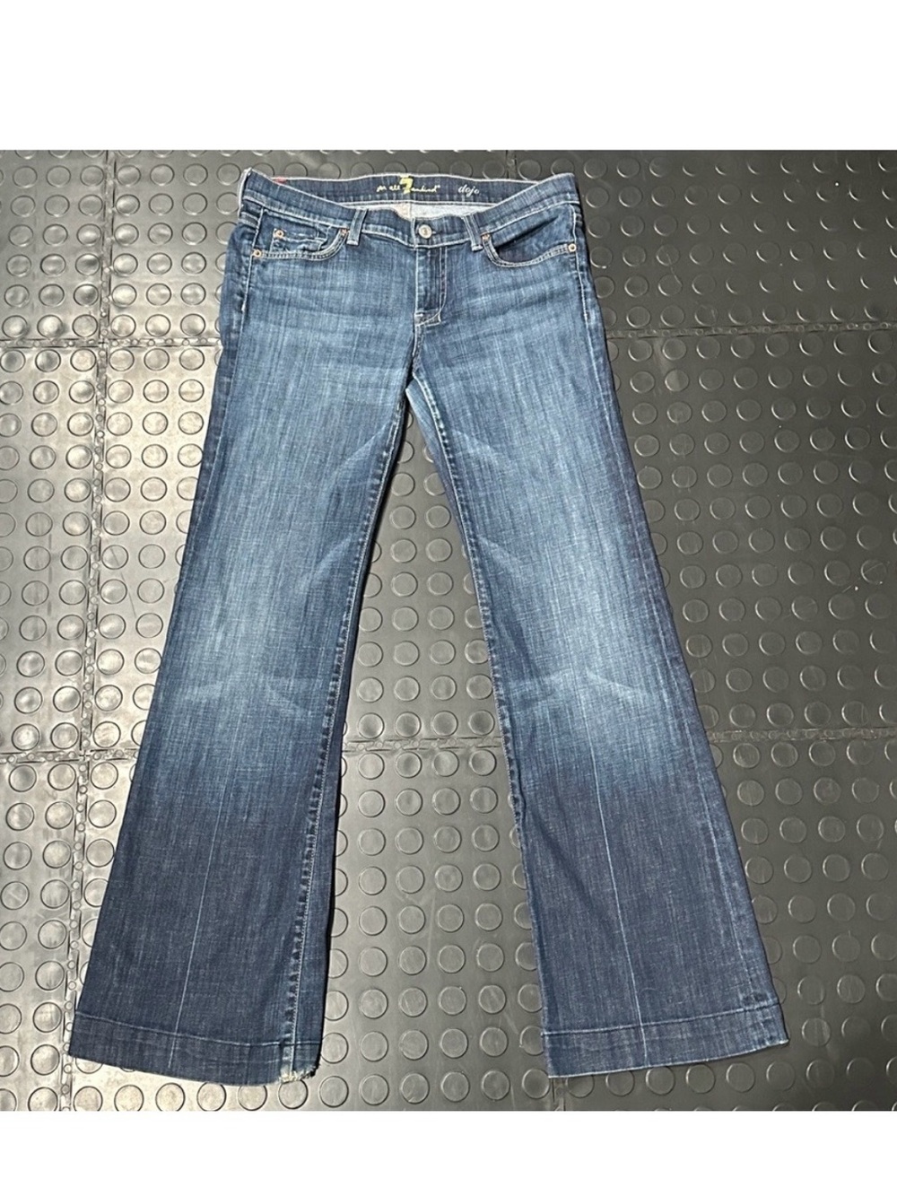 Dojo 30 x 32 x 8   -7 For All Mankind Blue Boot Cut Jeans